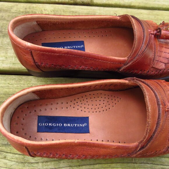 Mens Georgio Brutini Leather Tassle Mens Shoe size 7 1/2 main image 6